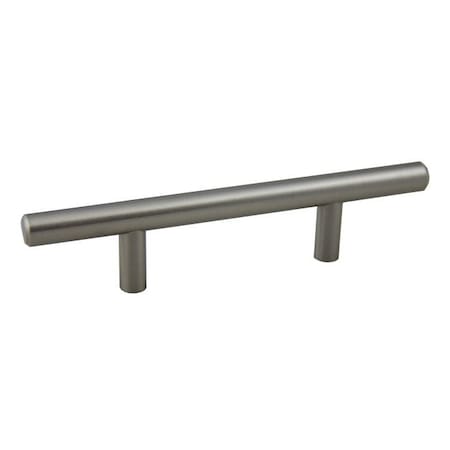 Crown 6" Bar Cabinet Pull with 3" Center to Center Satin Nickel Finish CHP106SN